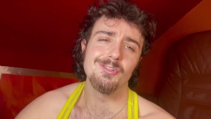 Verbal gooner gets dumb on greasy penis | GoonerSunny