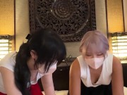 【メンズエステ裏講習】【主観映像】リアル親友のダブルセラピスト！清楚系とギャルに攻められまくって精子が尽きるまで搾り取られましたｗｗｗ 7/16