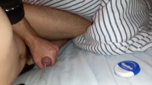 Huge cumshot wide-open piss slit and big mushroom head