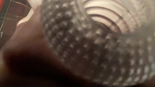 Fucking my toy at the open window and cum