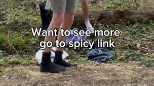 Two twinks in the woods