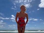 224 asian milf anal toy on beach blowjob cum in mouth many vids 6/16