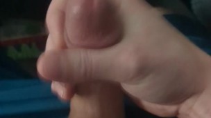 Cumming from my hard dick.