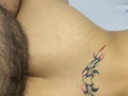 I penetrate my wife's pussy on all fours and make a video. 10/16