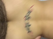 I penetrate my wife's pussy on all fours and make a video. 4/16