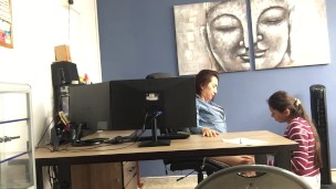 I have sex with my hot friend until I have orgasm in the office.