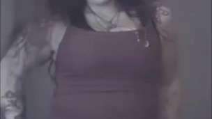 Pretty girl teasing and gets caught masturbating (trailer)