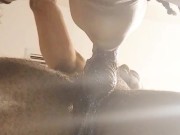 FUCKING CHEATING WIFE WET SLOPPY MOUTH WITH VERY THICK GORILLA DICK!!!!!!!!!!! 1/16