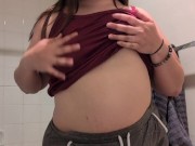 Sexy brunette strips naked 4/16