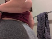 Sexy brunette strips naked 5/16