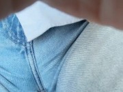 Hot blonde milf touches her pussy in the car, cameltoy OnlyFans 12/16