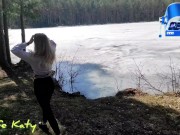 I'm not a slut, I just love sex with strangers, get your dick out and stick it in my mouth. 1/16