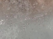 Enjoying the jacuzzi jets😉