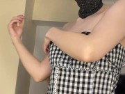 Summer Dress Tease - Black Mask Seduction! 12/16