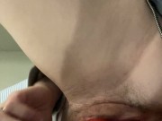 playing with my vibrator