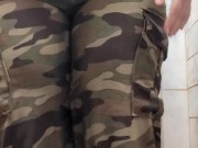 Desperately peeing in my camo pants 12/16