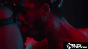 Jockstrapped Latino Blown & Fingered By Sexy Hunk - Sir Peter, Lobo Carreira - FistingInferno