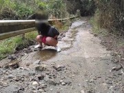 野外露出オナニーの前に・・・ 1/16