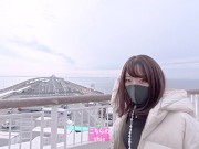 朝からM男彼氏をパイズリフェラで焦らして生ハメセックスする巨乳彼女。しいバックで暴発大量ぶっかけ射精 Doggy from Tit fuck 4/16