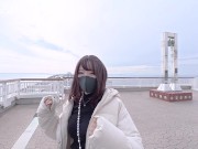 朝からM男彼氏をパイズリフェラで焦らして生ハメセックスする巨乳彼女。しいバックで暴発大量ぶっかけ射精 Doggy from Tit fuck 5/16