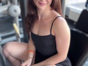 Sex in the gym! Real public pick up and fuck in the group room 3/16