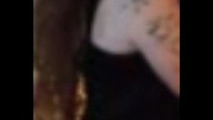 Pretty girl strips and then fingers and taste her juicy pussy