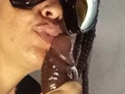 Queen Bee sucks all the cum from her workers stinger 10/16