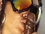 Queen Bee sucks all the cum from her workers stinger 9/16