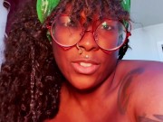 Stuffing My Ebony Pussy with XL DILDO! 16/16