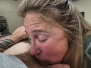 Tugging On Cock With My Throat