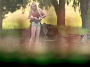 Threesome In The Farm! Charlie Forde Fucks Caleb Arcane & Finley Kay! 2/16