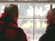 Threesome In The Farm! Charlie Forde Fucks Caleb Arcane & Finley Kay! 4/16