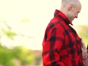 Threesome In The Farm! Charlie Forde Fucks Caleb Arcane & Finley Kay! 6/16