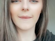 Thighs tighten while the toy stays deep 14/16