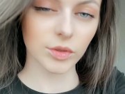 Thighs tighten while the toy stays deep 16/16