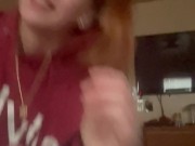 Baby sucking Dick like she loves the taste 16/16