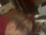 Baby sucking Dick like she loves the taste 3/16