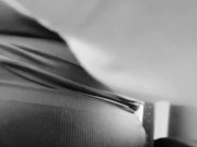 Belly inflation on a train! She inflated her belly in public and pretended to be pregnant 7/16