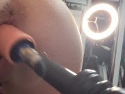 Solo pleasure getting fucked by the machine 11/16