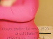 She smacked her belly inflation belly with a shoe spoon and enjoyed its size 4/16