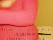 She smacked her belly inflation belly with a shoe spoon and enjoyed its size 5/16