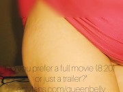 She smacked her belly inflation belly with a shoe spoon and enjoyed its size 6/16