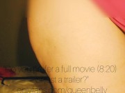 She smacked her belly inflation belly with a shoe spoon and enjoyed its size 8/16