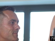 Busty Beauty Simon Kitty Gets Intense Cardio With treadmill Sex Session 1/16