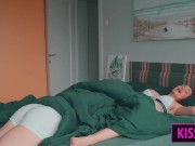 Morning Delight: Husband Wakes Wife with Tongue and Fills Her Up with Cum in Bed 4/16