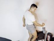 Real muscle session of a natural Colombian bodybuilder 3/16