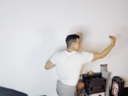 Real muscle session of a natural Colombian bodybuilder 4/16