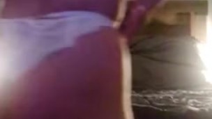 Petite Babe in white sexy lingerie