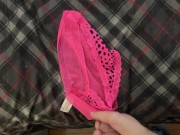 Felt so horny I played  lingerie until I came  with a hot load 1/16