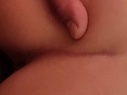 Daddy makes my ass bounce on his big dick while he fucks my wet pussy 💦💦 5/16